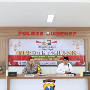 Polres Sumenep Gelar Rakor Eksternal Persiapan Operasi Ketupat Semeru 2024