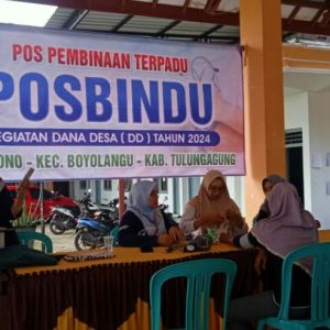 Posbindu Desa Bono Monitoring dan Mendeteksi Dini Penyakit