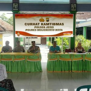 Beri Himbauan Polsek Jetis, Jelang Ramadhan melalui Curhat Kamtibmas