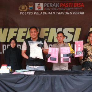 Polres Tanjungperak Ungkap 17 Kasus Narkotika Selama Februari 2024, Amankan 21 Tersangka