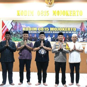 Pererat Silaturahmi, Kodim 0815 Bareng Forkopimda Kota Mojokerto Gelar Shalat Tarawih