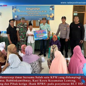Pemdes Banaresep timur Realisasikan BLT DD Tahap Pertama Tahun 2024