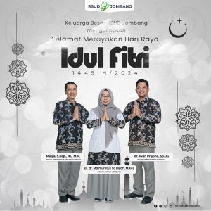 Keluarga Besar RSUD Jombang Mengucapkan Selamat Hari Raya Idul Fitri 1445/2024