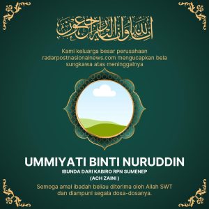 Keluarga Besar Media RPN Turut Berduka Cita Atas Meninggalnya Ibunda Dari Kabiro Sumenep
