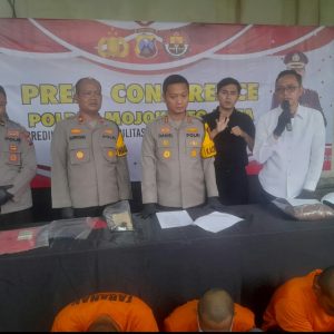 Tiga Pelaku Curanmor Di Tangkap Polres Mojokerto Kota
