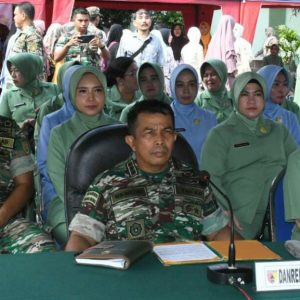Kodim 0815/Mojokerto dan Persit KCK Ramaikan Bazar TNI Jelang Hari Raya Idul Fitri