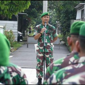 Dandim 0815/Mojokerto Pimpin Apel Pemberangkatan Cuti Lebaran 2024