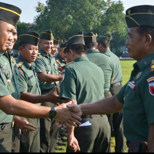 Kodim 0815/Mojokerto Gelar Apel Pengecekan Personel Paska Libur Lebaran