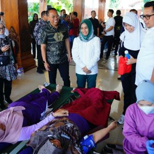 Peduli Sesama, Karyawan Kota Mojokerto Berbondong-bondong Donor Darah