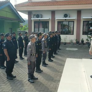 Pembinaan Linmas Oleh Polsek Jetis Jelang Pilkada serentak 2024