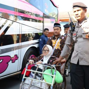 Polres Mojokerto Kota Beri Pelayanan Prima Kepada Calon Jamaah Haji Kota Mojokerto