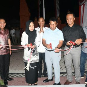 Tampak Megah Nuansa Majapahit, Koramil 0815/01 Prajurit Kulon Diresmikan