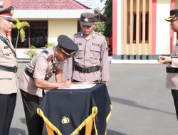 Upacara Serah Terima Jabatan Dan Pengambilan Sumpah Atau Janji Kapolsek Kedungtuban Dan Kapolsek Jati Polres Blora