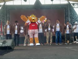 Peluncuran Pilkada 2024 Dengan Maskot Si Galih KPU Kabupaten Mojokerto mendatangkan Gerry Mahesa