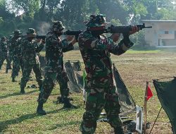 Asah Kemampuan Prajurit, Kodim 0815/Mojokerto Gelar Latihan Menembak