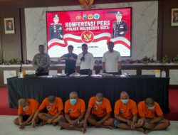 6 Pengedar Narkoba di tangkap Polres Mojokerto Kota