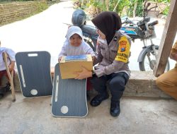 Peduli Kaum Difabel, Polwan Polres Ponorogo Berikan Perhatian Khusus Pelajar Penyandang Disabilitas