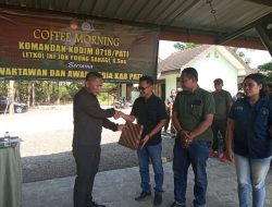 Dandim Pati Bersama Wartawan, Coffe Morning Pererat Tali Silaturahmi