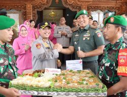 Dandim 0722/Kudus Memberikan Kejutan Saat Peringatan HUT Ke-78 Bhayangkara