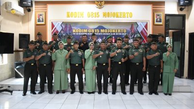 Korps Raport Pindah Satuan & Rotasi Jabatan, Dandim 0815/Mojokerto Sampaikan Ini