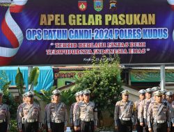 Apel Gelar Pasukan Operasi Patuh Candi 2024 Polres Kudus