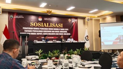 KPU kabupaten Mojokerto Adakan Sosialisasi Peraturan Tentang Persyaratan Calon Kepala Daerah