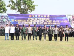 Bupati Mojokerto Secara Resmi Membuka TMMD Reguler Ke-121 TA 2024