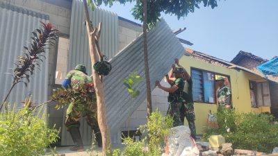 Sasaran Fisik TMMD Reguler 121 Mojokerto Bangun Rutilahu Warga Dusun Ngudi Lor