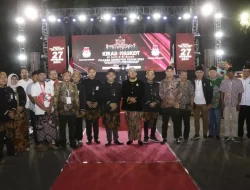 Jelang pelaksanaan Pemilukada serentak tahun 2024, KPU Kirab Si Jalih dan Si Busok