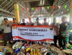 Curhat Kamtibmas Kapolsek Jetis Bersama Forkopimcam Silaturahim jelang Pilkada