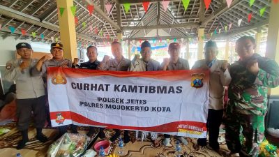 Curhat Kamtibmas Kapolsek Jetis Bersama Forkopimcam Silaturahim jelang Pilkada