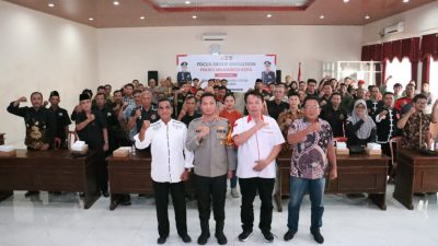 Polres Mojokerto Kota Ajak Perguruan Pencak Silat Jaga Kondusifitas Jelang Pilkada 2024