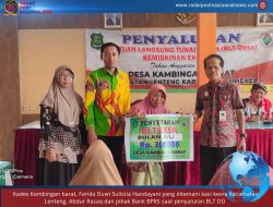 BLT DD Tahap III Tahun 2024 Direalisasikan Pemdes Kambingan Barat