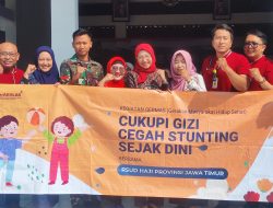 Sasaran Non Fisik TMMD 121 Mojokerto, RSUD Haji Provinsi Jatim Kampanyekan Stunting, Edukasi Para Ibu Di Desa Bandung