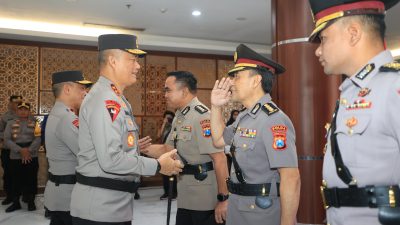 Irjen Pol Drs Imam Sugianto,M.Si Pimpin Sertijab Dua Pejabat Utama Satuan Kerja Polda Jawa Timur