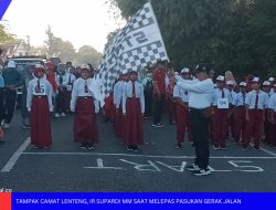 Gerak Jalan Jenjang SD/MI dan SMP/MTs Se Kecamatan Lenteng digelar