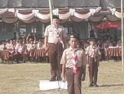 Camat Blora Bertindak Sebagai Pembina Upacara Hari Pramuka ke-63