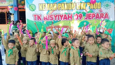 Agenda Rutin Tiap Tahun TK AISYIYAH 09 Jepara Mengadakan Kemah PANDU HW PAUD