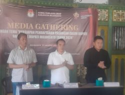 Tahapan Pemilu 2024 Pendaftaran Calon Bupati Dan Wakil Bupati Mojokerto ĶPU Adakan Media Gathering