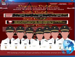 KPU Sumenep Resmi Umumkan Pendaftaran Calon Bupati dan Wakil Bupati untuk Pilkada 2024