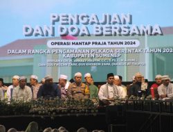 Jelang Pilkada Serentak 2024, Polres Sumenep Gelar Pengajian Umum dan Do’a Bersama DR. H. Arrazi Hasyim.,L.C.,S.FIL.I.,M.A.HUM