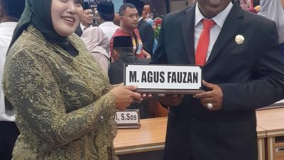 M. AGUS FAUZAN Resmi Dilantik Menjadi Anggota DPR Kabupaten Mojokerto