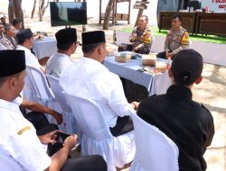 Jelang Pilkada 2024, Kapolres Sumenep gelar Colling system dan Silaturahmi dengan Para Kepala Desa