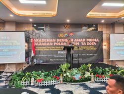 Jajaran Polda Jawa Timur Menggelar Serasehan Dengan Awak Media Menjelang Pilkada 2024