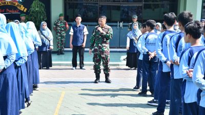 Tumbuhkan Rasa Cinta Tanah Air, SDIT Permata Kunjungi Kodim 0815/Mojokerto