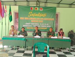 Koramil 0815/18 Gondang Sosialisasikan Saka Wira Kartika & Pra Rekrutmen Anggota Baru