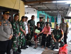 Kodim 0815/Mojokerto Salurkan Sedekah Prajurit Untuk Masyarakat Yang Membutuhkan