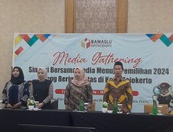 Untuk mensukseskan Pemilu Kada 2024 Bawaslu Kota Mojokerto Gelar Media Ghatering