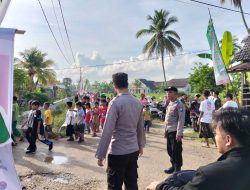 Polsek Lenteng Lakukan Pengamanan JJS Bersholawat yang Digelar Paslon 02