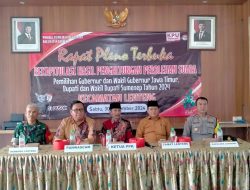 PPK Kecamatan Lenteng Gelar Rapat Pleno Terbuka Penghitungan Suara Hasil Pilkada 2024